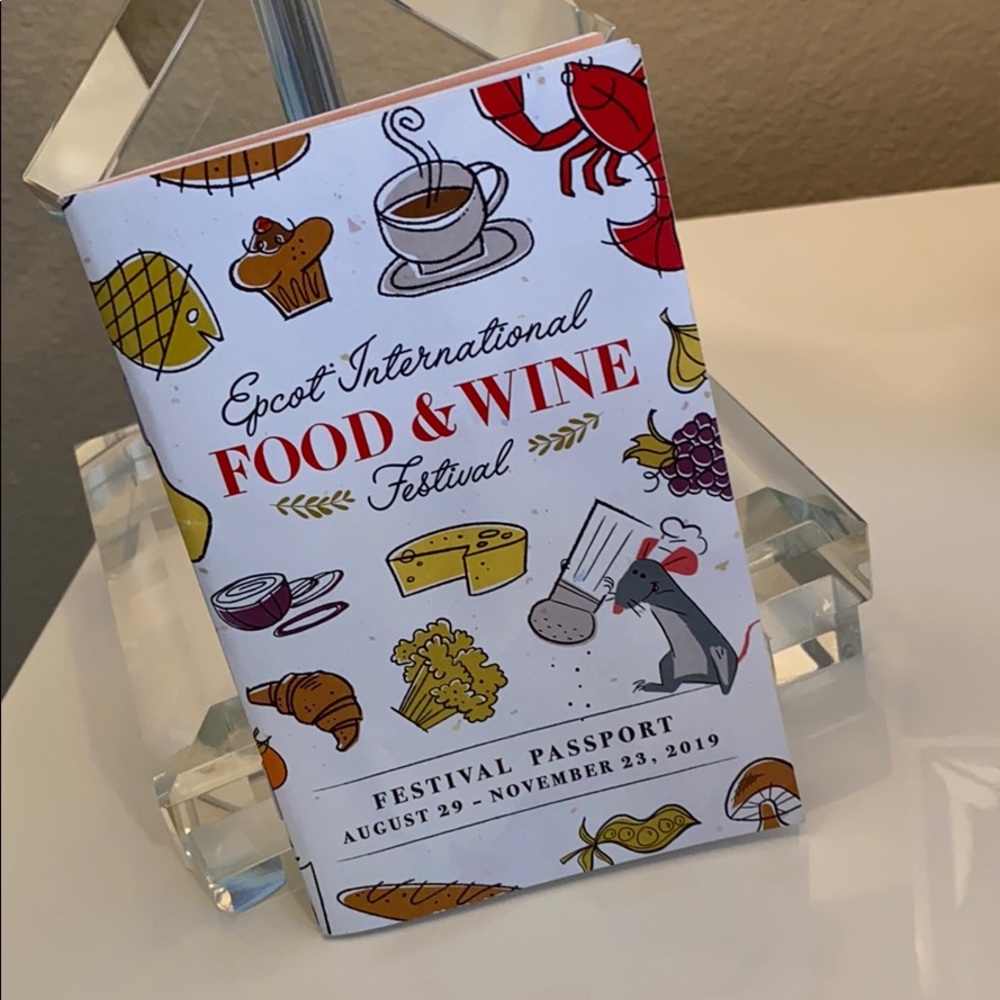 Epcot Int. Food and Wine Festival 2019 Passport